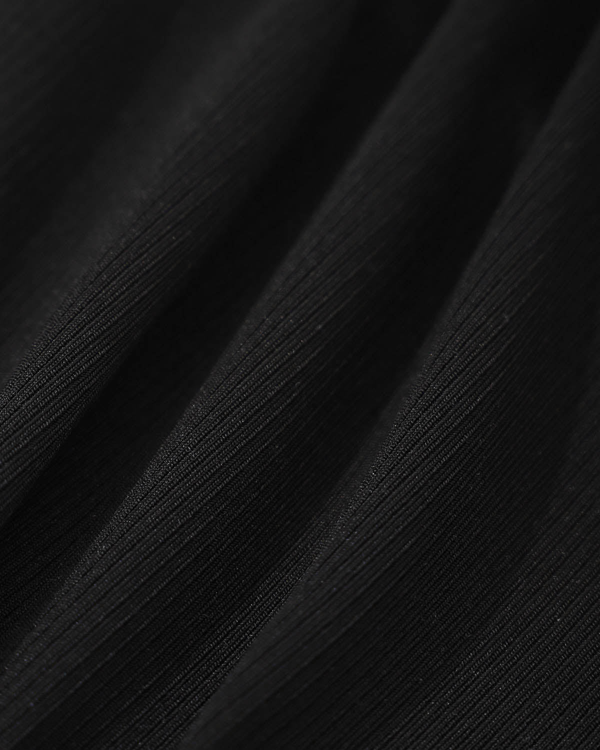 Black Contrast U-Shaped One-Piece Swimsuit