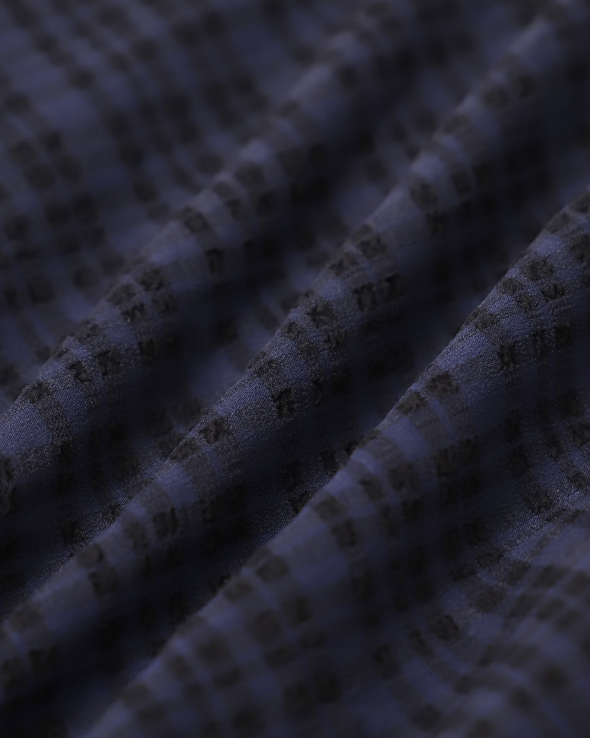 Black Deep V Neck Plaid Tankini Swimsuit