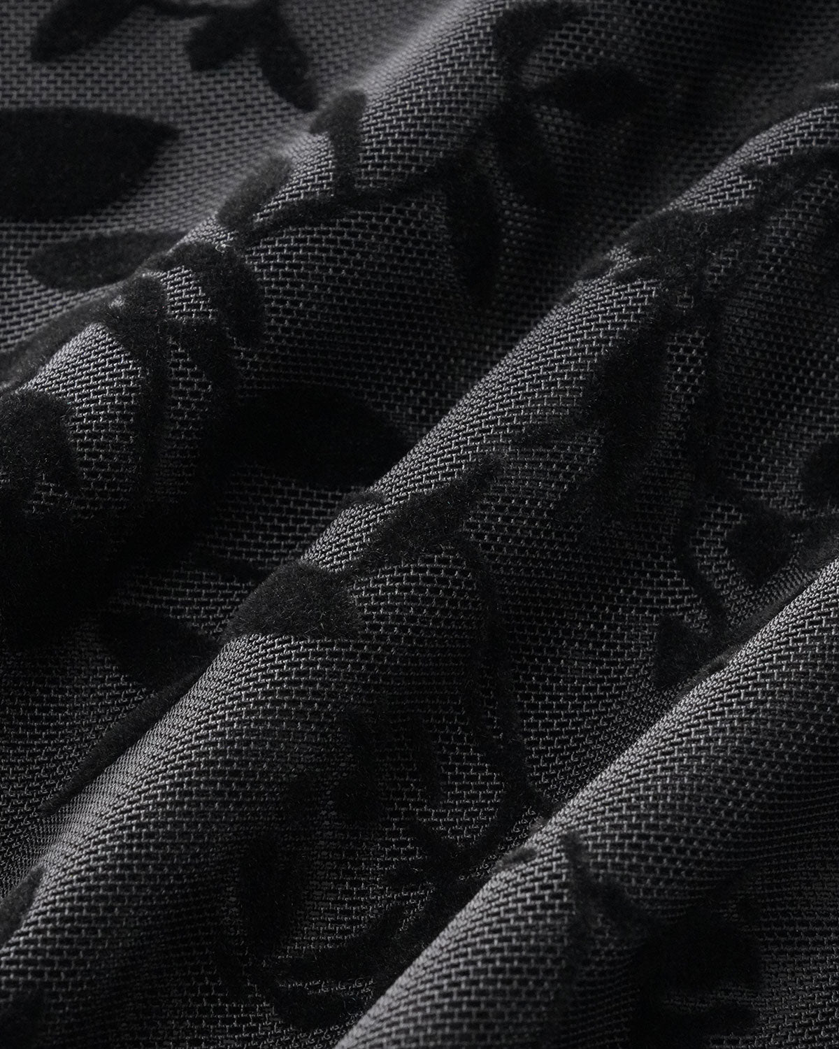 Black Floral See-through Tee