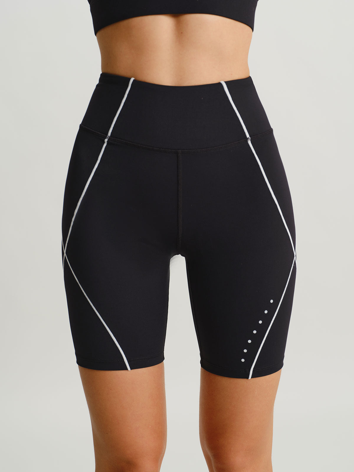 Black Line Workout Shorts