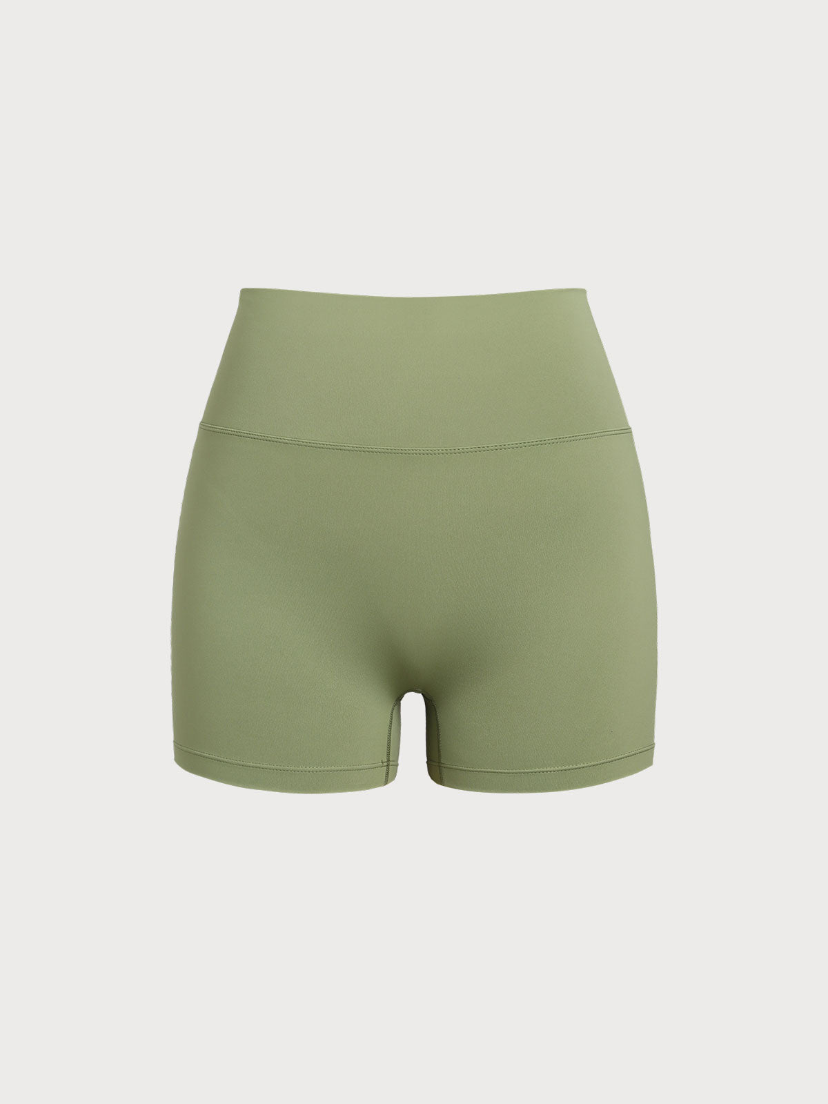 Green Cut Out Shorts 3