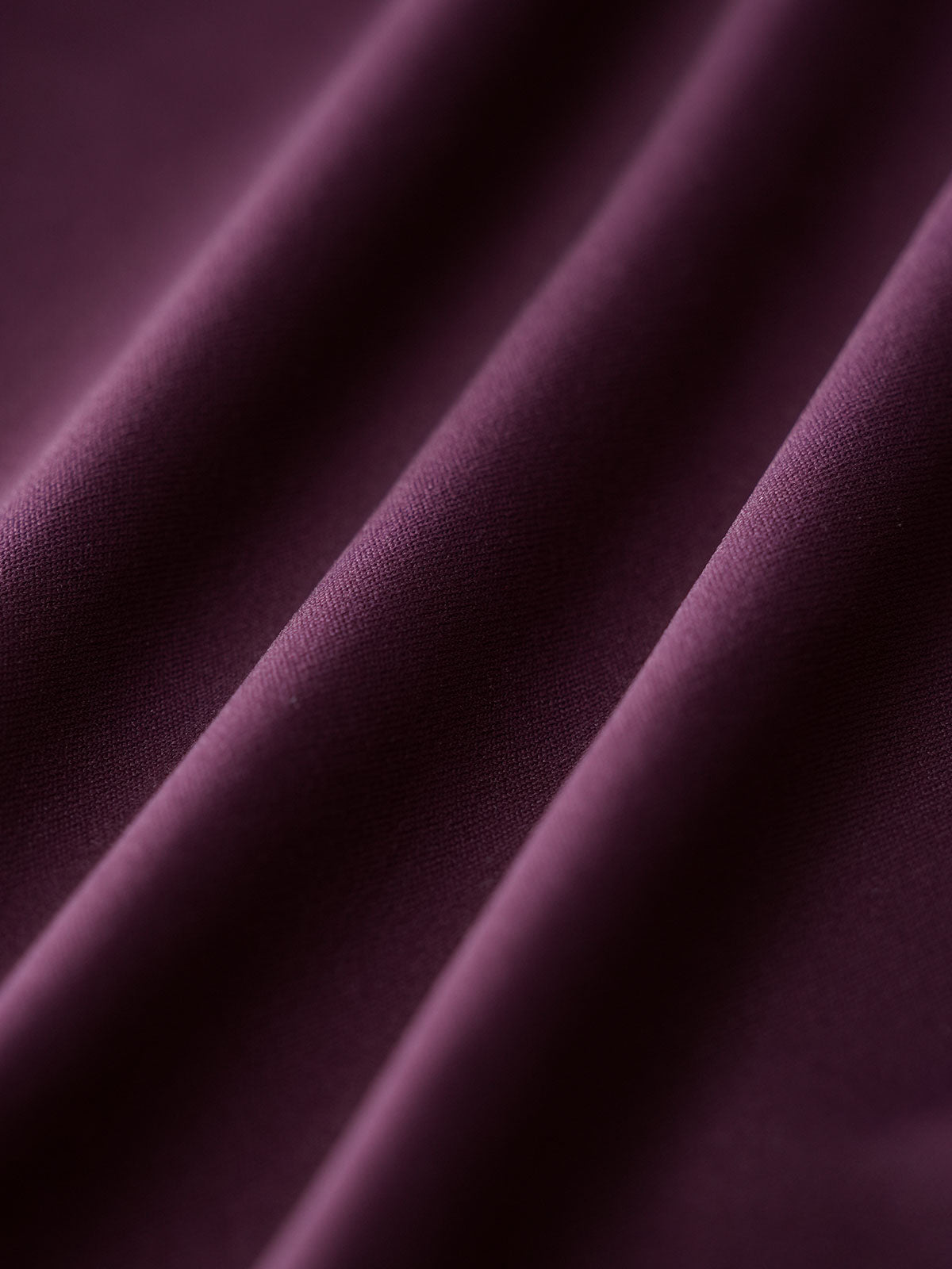 Purple Contrast Front-Cross Sports Shorts 3