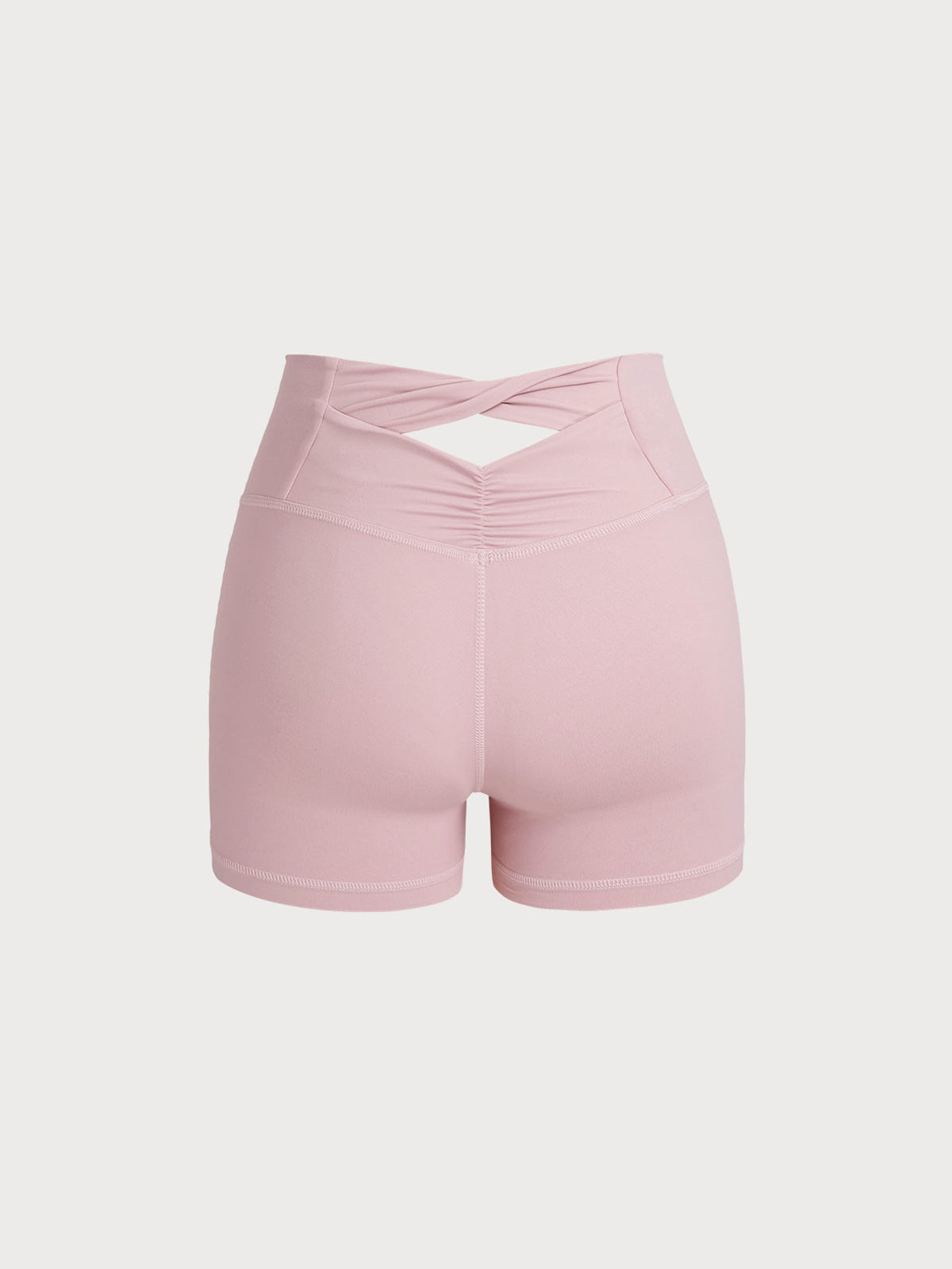 Pink Cut Out Shorts 3