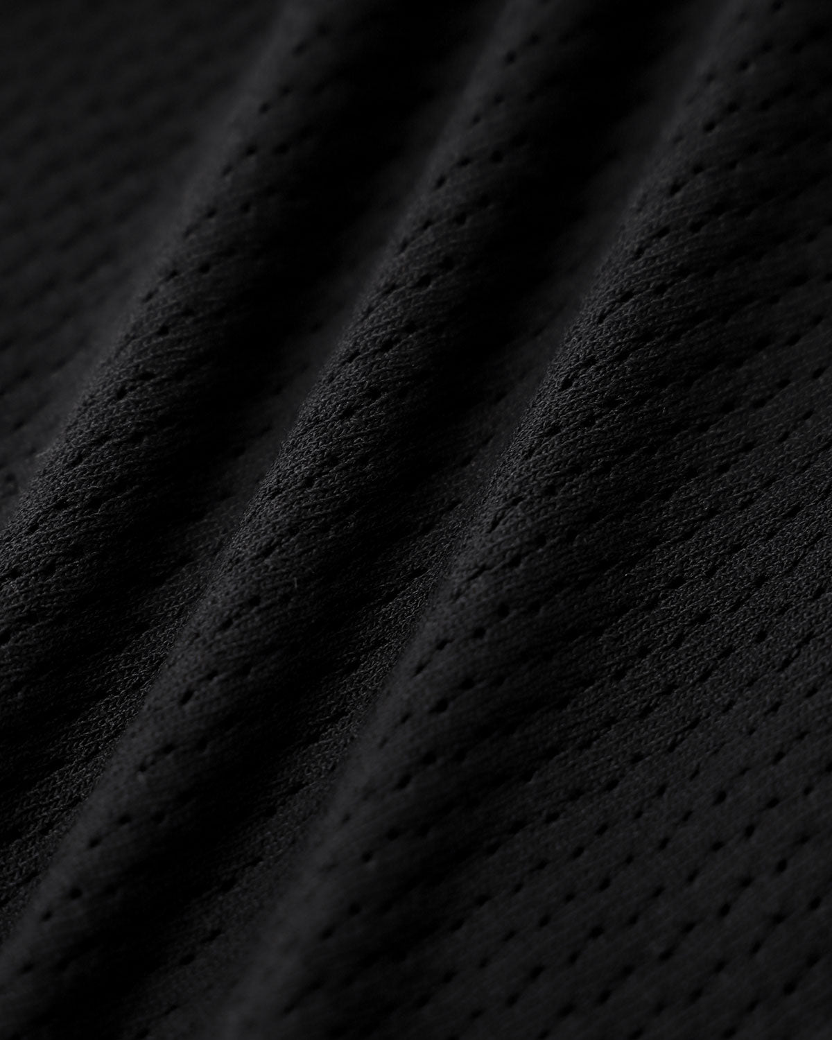 Black V Neck Button Pointelle Knit Tee