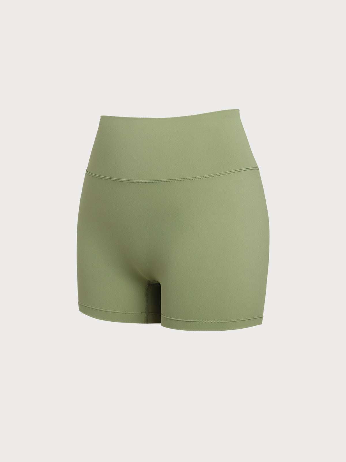 Green Cut Out Shorts 3